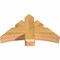 Ekena Millwork Davenport Rough Sawn Timber Gable Bracket, Western Red Cedar, 36"W x 21"H x 6"D x 6"F, 14/12 Pitch GBW036X21X0606DAV00RWR - alternate 4
